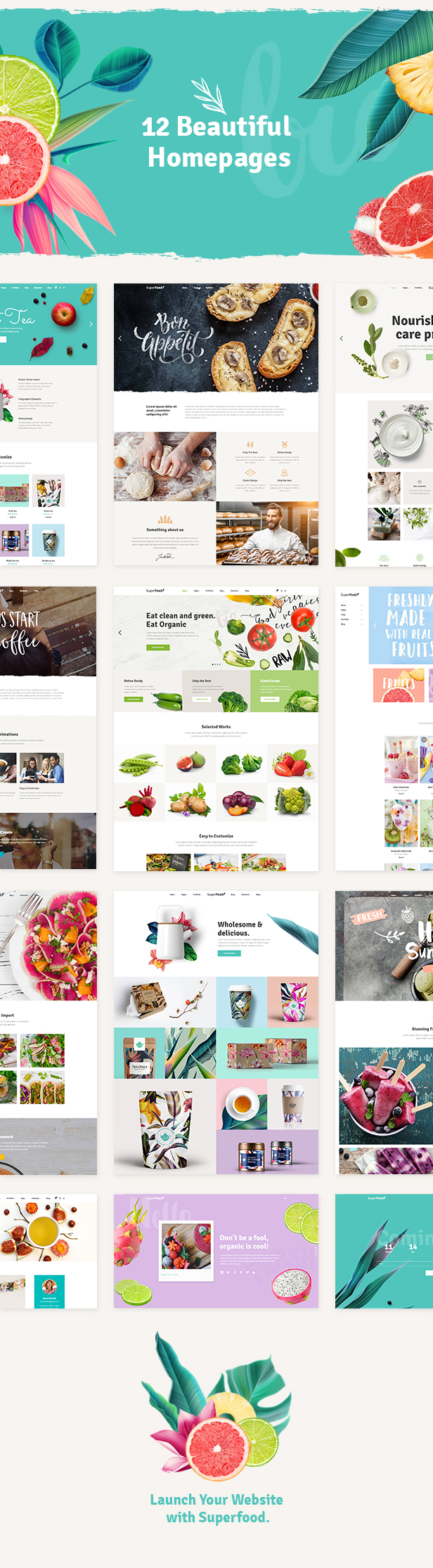 Superfood - Organic Food Products Theme - 1